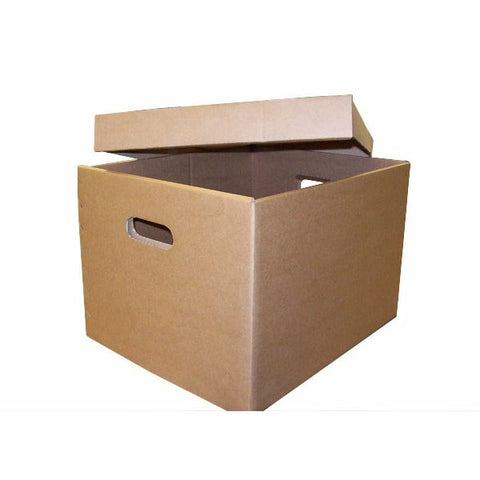 eco archive box with handles for easy lifting. 