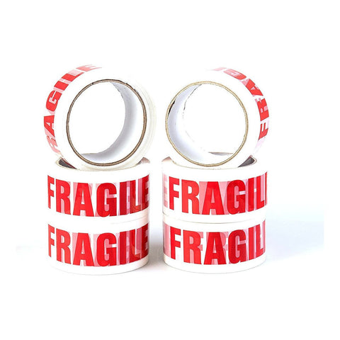 Fragile packing tape  6 rolls