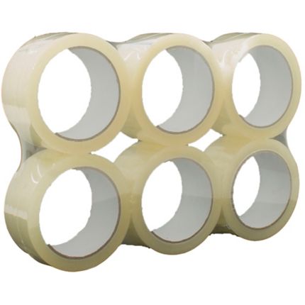 Clear Tapes X 6 Rolls Pack - 1
